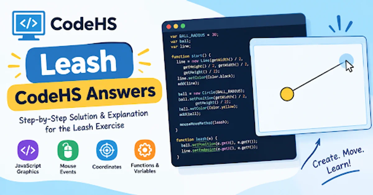 Leash CodeHS Answers